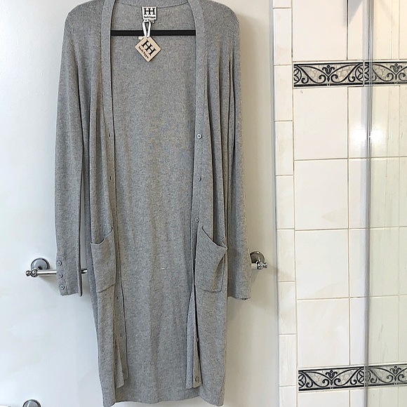 HAUTE HIPPIE CASHMERE DUSTER!! NEW W/ TAG!! โค๏ธ๐๐ - Picture 2 of 9